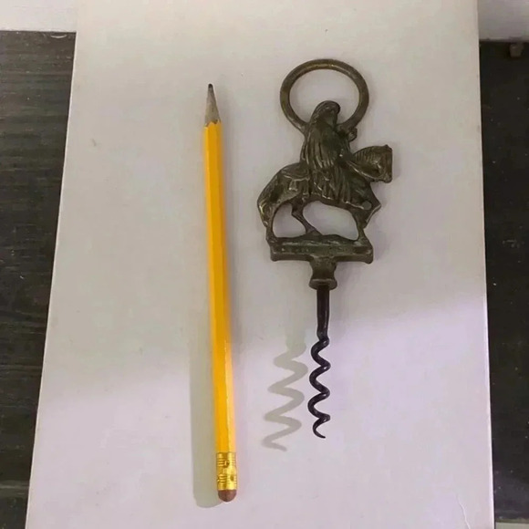 Chaucer  Brass Corkscrew - Picture 2 of 5